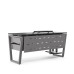 Стол компьютерный Kobor KOTR-120/60 aluminum/wood Стол компьютерный Kobor KOTR-120/60 aluminum/wood
