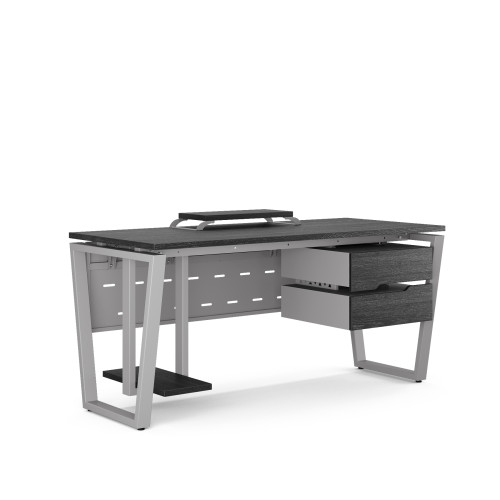 Стол компьютерный Kobor KOTR-120/70 aluminum/wood Стол компьютерный Kobor KOTR-120/70 aluminum/wood