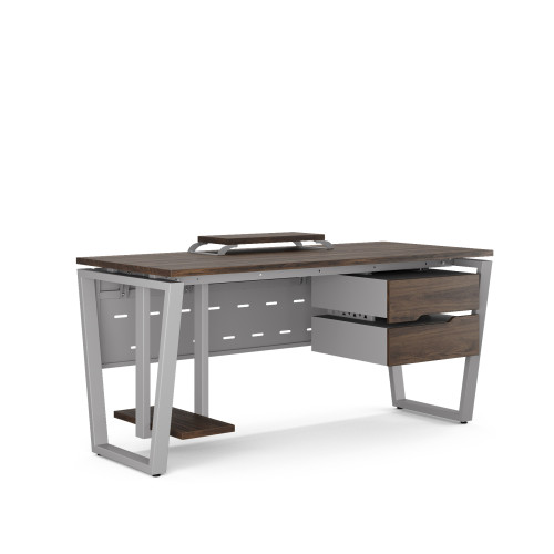 Стол компьютерный Kobor KOTR-160/70 aluminum/charlston