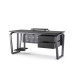 Стол компьютерный Kobor KTB-120/70 graphite/wood Стол компьютерный Kobor KTB-120/70 graphite/wood