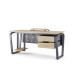 Стол компьютерный Kobor KTB-140/70 graphite/natural Стол компьютерный Kobor KTB-140/70 graphite/natural