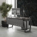 Стол компьютерный Kobor KTB-180/60 aluminum/chicago