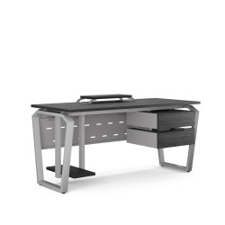 Стол компьютерный Kobor KTB-80/60 aluminum/wood