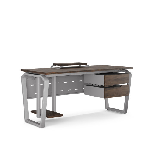 Стол компьютерный Kobor KTB-140/80 aluminum/charlston Стол компьютерный Kobor KTB-140/80 aluminum/charlston