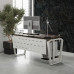Стол компьютерный Kobor KTB-120/70 white/charlston
