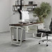 Стол компьютерный Kobor KTB-80/80 white/charlston Стол компьютерный Kobor KTB-80/80 white/charlston