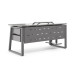 Стол компьютерный Kobor KTS1-160/70 aluminum/chicago Стол компьютерный Kobor KTS1-160/70 aluminum/chicago
