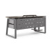 Стол компьютерный Kobor KTS1-80/60 aluminum/charlston Стол компьютерный Kobor KTS1-80/60 aluminum/charlston