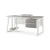 Стол компьютерный Kobor KTS1-100/80 white/chicago Стол компьютерный Kobor KTS1-100/80 white/chicago