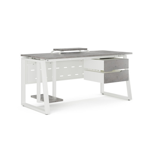 Стол компьютерный Kobor KTS1-140/80 white/chicago Стол компьютерный Kobor KTS1-140/80 white/chicago