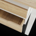 Стол компьютерный Kobor KTS1-160/70 white/natural