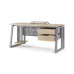 Стол компьютерный Kobor KTS2-140/60 aluminum/natural Стол компьютерный Kobor KTS2-140/60 aluminum/natural
