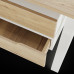 Стол компьютерный Kobor KTS2-120/60 white/natural Стол компьютерный Kobor KTS2-120/60 white/natural