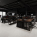 Стол компьютерный Kobor KTS2-160/70 white/charlston Стол компьютерный Kobor KTS2-160/70 white/charlston