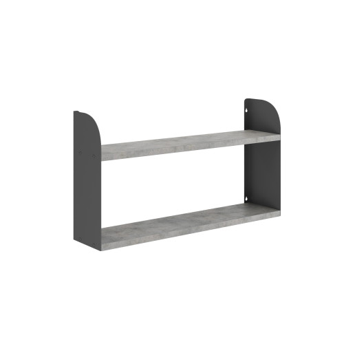 Полка Kobor S1-120/20 black/chicago