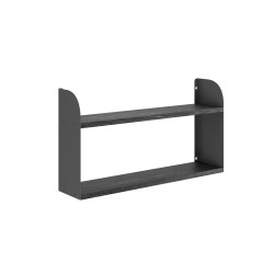Полка Kobor S1-100/20 black/wood Полка Kobor S1-100/20 black/wood
