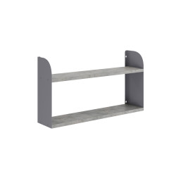 Полка Kobor S1-120/20 graphite/chicago Полка Kobor S1-120/20 graphite/chicago