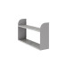 Полка Kobor S1-80/20 aluminum/chicago