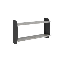 Полка Kobor S2-80/20 black/chicago Полка Kobor S2-80/20 black/chicago