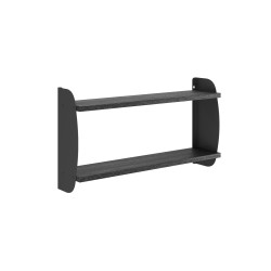 Полка Kobor S2-120/20 black/wood Полка Kobor S2-120/20 black/wood