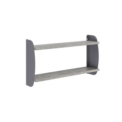 Полка Kobor S2-100/20 graphite/chicago Полка Kobor S2-100/20 graphite/chicago