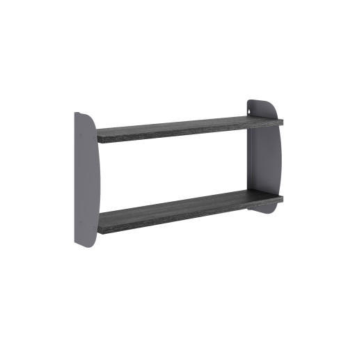 Полка Kobor S2-80/20 graphite/wood