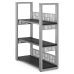 Стеллаж открытый Kobor SО3-80/36 aluminum/wood Стеллаж открытый Kobor SО3-80/36 aluminum/wood
