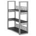 Стеллаж открытый Kobor SО3-100/36 aluminum/wood Стеллаж открытый Kobor SО3-100/36 aluminum/wood