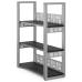 Стеллаж открытый Kobor SО3-120/36 aluminum/wood Стеллаж открытый Kobor SО3-120/36 aluminum/wood
