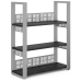 Стеллаж открытый Kobor SО3-120/36 aluminum/wood Стеллаж открытый Kobor SО3-120/36 aluminum/wood