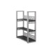 Стеллаж открытый Kobor SО3-140/36 aluminum/wood Стеллаж открытый Kobor SО3-140/36 aluminum/wood