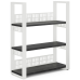 Стеллаж открытый Kobor SО3-100/36 white/wood