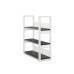 Стеллаж открытый Kobor SО3-100/36 white/wood