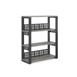 Стеллаж открытый Kobor ST3-60/36 black/chicago Стеллаж открытый Kobor ST3-60/36 black/chicago