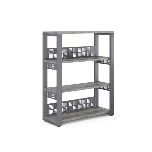 Стеллаж открытый Kobor ST3-140/36 graphite/chicago Стеллаж открытый Kobor ST3-140/36 graphite/chicago