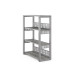 Стеллаж открытый Kobor ST3-80/36 aluminum/chicago Стеллаж открытый Kobor ST3-80/36 aluminum/chicago