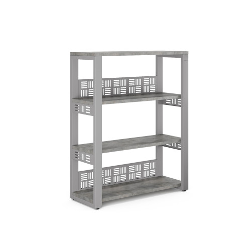Стеллаж открытый Kobor ST3-100/36 aluminum/chicago Стеллаж открытый Kobor ST3-100/36 aluminum/chicago