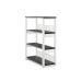 Стеллаж открытый Kobor ST3-140/36 white/wood Стеллаж открытый Kobor ST3-140/36 white/wood