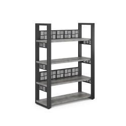 Стеллаж открытый Kobor SO4-120/36 black/chicago