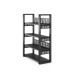 Стеллаж открытый Kobor SO4-100/36 black/wood