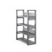 Стеллаж открытый Kobor SO4-60/36 graphite/chicago Стеллаж открытый Kobor SO4-60/36 graphite/chicago