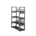 Стеллаж открытый Kobor SO4-80/36 graphite/wood Стеллаж открытый Kobor SO4-80/36 graphite/wood