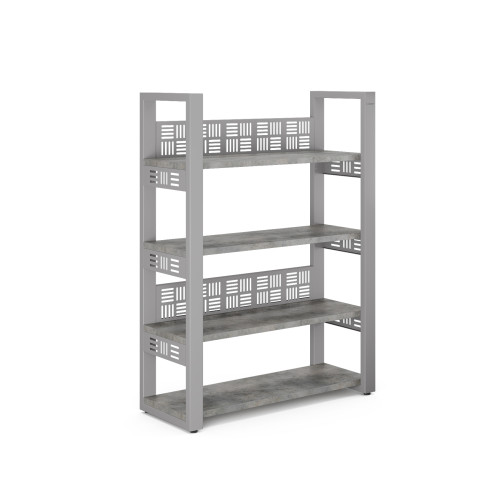 Стеллаж открытый Kobor SO4-80/36 aluminum/chicago Стеллаж открытый Kobor SO4-80/36 aluminum/chicago