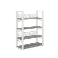 Стеллаж открытый Kobor SO4-100/36 white/chicago