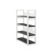 Стеллаж открытый Kobor SO4-120/36 white/wood