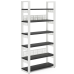 Стеллаж открытый Kobor SO6-140/36 white/wood Стеллаж открытый Kobor SO6-140/36 white/wood