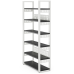 Стеллаж открытый Kobor SO6-140/36 white/wood Стеллаж открытый Kobor SO6-140/36 white/wood