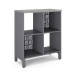 Стеллажная система SQ-2Х2 graphite/chicago Стеллажная система SQ-2Х2 graphite/chicago