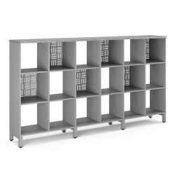 Стеллажная система SQ-3Х6 aluminum/chicago