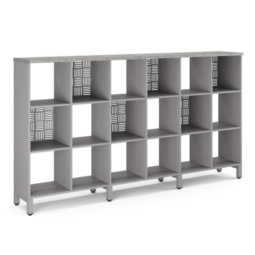 Стеллажная система SQ-3Х6 aluminum/chicago Стеллажная система SQ-3Х6 aluminum/chicago